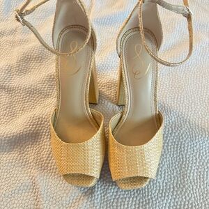 Sam Edelman Tan Platform Sandals